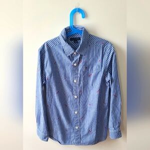 Tommy Hilfiger striped long-sleeve shirt size 8-10 M